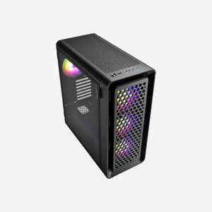FSP CUT593P Tower Noir - Boîtier PC ATX/Micro-ATX/Mini-ITX, 3x140mm avant, 1x140mm arrière, Baies 3.5"/2.5", USB 3.2 Gen1/Gen2, Verre Trempé - Miniature 2