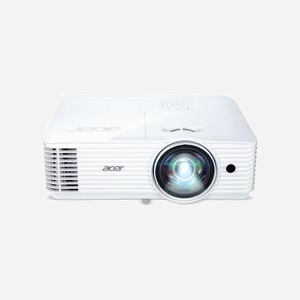 Acer S1386WHN Projecteur DLP 3600 ANSI Lumens WXGA (1280x800) Lampe 5000h HDMI/VGA/RJ45 Correction Trapèze ±15° Haut-parleur 16W Blanc - Miniature 2