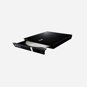ASUS SDRW-08D2S-U Lite - Lecteur DVD±RW USB 2.0 Noir, 24x CD, 8x DVD±R, CD/DVD 80/120mm, Windows/macOS/Linux, Cyberlink Power2Go 7 - Miniature 1