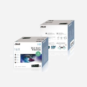 ASUS BW-16D1HT Lecteur Optique Interne Blu-Ray RW Noir, Interface SATA, écriture BD-R 16x, DVD+R 16x, CD-R 48x, lecture BD-ROM 12x, Windows Supporté - Miniature 2