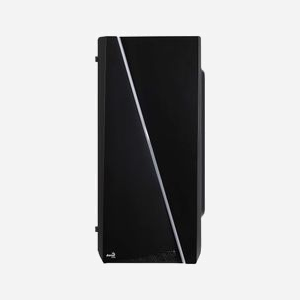 Aerocool Cyclon Mini - Boîtier PC Mini Tower Noir - Micro ATX/Mini-ITX, Acier, Baies 2.5/3.5", USB 3.2 Gen 1, Vent. 80mm, Sans Alimentation - Miniature 3