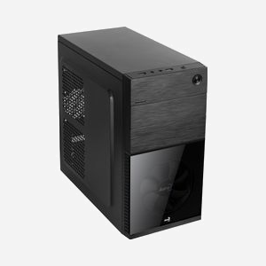 Aerocool CS-105BK Mini Tower PC Noir Micro ATX / Mini-ITX, 1x120mm avant, 2x3.5", 1x2.5", USB 3.2 Gen 1, Hauteur CPU 148mm, Longueur GPU 320mm - Miniature 2
