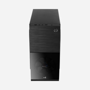 Aerocool CS-105BK Mini Tower PC Noir Micro ATX / Mini-ITX, 1x120mm avant, 2x3.5", 1x2.5", USB 3.2 Gen 1, Hauteur CPU 148mm, Longueur GPU 320mm - Miniature 4