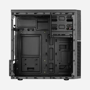 Aerocool CS-105BK Mini Tower PC Noir Micro ATX / Mini-ITX, 1x120mm avant, 2x3.5", 1x2.5", USB 3.2 Gen 1, Hauteur CPU 148mm, Longueur GPU 320mm - Miniature 5