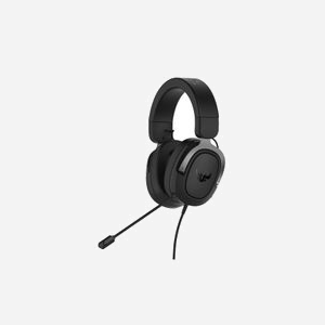 ASUS TUF Gaming H3 Casque Gaming Filaire Noir/Gris - HP 20-20000 Hz, Micro Unidirectionnel 50-10000 Hz, Impédance 32 Ohm, Jack 3.5mm, 294g
