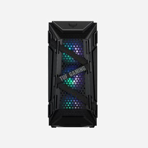 ASUS TUF Gaming GT301 - Boîtier PC Midi Tower ATX/microATX/Mini-ITX Noir - 4x120mm ARGB - USB 3.2 Gen 1 - Acier/ABS/Verre trempé