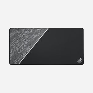 ASUS ROG Sheath BLK LTD Tapis de Souris Gaming 900x440x3mm Noir/Gris/Blanc Tissu/Caoutchouc Base Antidérapante Rebords Cousus (90MP00K3-B0UA00) - Miniature 1