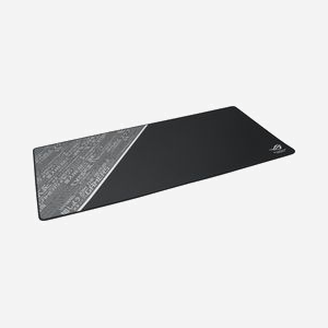 ASUS ROG Sheath BLK LTD Tapis de Souris Gaming 900x440x3mm Noir/Gris/Blanc Tissu/Caoutchouc Base Antidérapante Rebords Cousus (90MP00K3-B0UA00) - Miniature 4