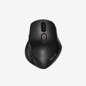 ASUS MW203 Souris Optique 2400 DPI RF sans fil + Bluetooth, 5 Boutons, Molette, Droitier, Noir, Piles, USB Type-A, 80.1x105.6x40.6mm