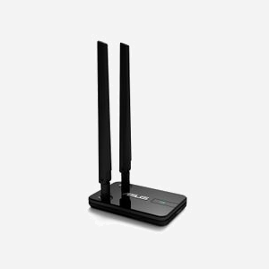 ASUS USB-AC58 Adaptateur Wi-Fi 5 (802.11ac) Bi-bande 2.4/5GHz, Sécurité WEP/WPA/WPA2/WPA3, 2 Antennes Externes Amovibles, WPS - Miniature 2