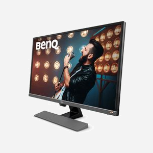 BenQ EW3270U - Écran 31.5" 4K Ultra HD LED VA 3840x2160 4ms 60Hz, HDR10, FreeSync, HDMI 2.0, DisplayPort 1.4, USB Type-C, Noir/Gris/Métallique - Miniature 2