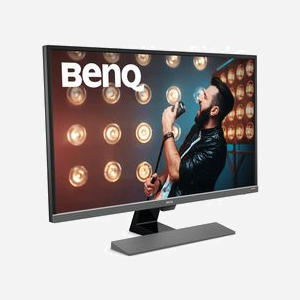 BenQ EW3270U - Écran 31.5" 4K Ultra HD LED VA 3840x2160 4ms 60Hz, HDR10, FreeSync, HDMI 2.0, DisplayPort 1.4, USB Type-C, Noir/Gris/Métallique - Miniature 3