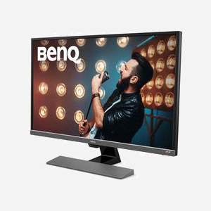 BenQ EW3270U - Écran 31.5" 4K Ultra HD LED VA 3840x2160 4ms 60Hz, HDR10, FreeSync, HDMI 2.0, DisplayPort 1.4, USB Type-C, Noir/Gris/Métallique - Miniature 4