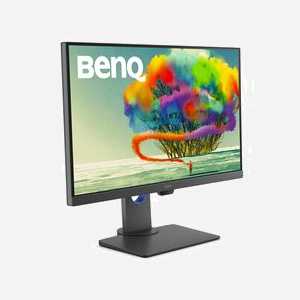BenQ PD2705Q : Écran LED 27" QHD (2560x1440) IPS, 5ms, 300cd/m², HDR10, sRGB 100%, Hub USB-C, HDMI 2.0, DisplayPort 1.4, VESA 100x100, Gris