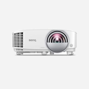BenQ MW826STH Projecteur DLP Focale Courte 3500 ANSI Lumens WXGA (1280x800) 3D, Lampe 6000h, Ratio 0.49, HDMI, RS-232, 10W, Blanc