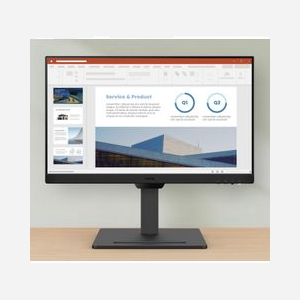 BenQ GW2490T Écran 23.8" IPS Full HD 1920x1080 100Hz, 5ms, 250cd/m², HDMI/DisplayPort, VESA Adaptive Sync, Haut-parleurs, Noir - Miniature 2