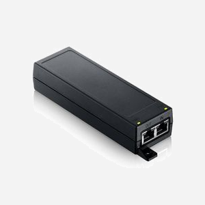 Zyxel PoE Injector Gigabit Ethernet 2.5 GbE 30W - Standards IEEE 802.3ab/at/bz/u - 2 Ports RJ-45 - PoE - Alimentation 100-240V - Noir - Miniature 4