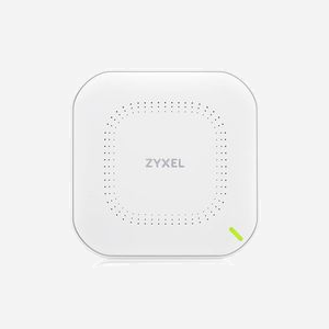 Zyxel NWA90AX PRO : Point d'accès WiFi 6 (802.11ax) 2.4/5 GHz, 2400 Mbit/s, MU-MIMO, 1xGbE PoE, Sécurité WPA3, Antenne 4 dBi, Blanc