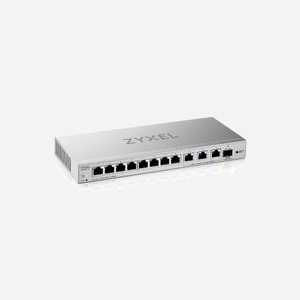 Zyxel XGS1250-12 Switch Géré L2 11x10G Ethernet RJ-45 + 1xSFP+ 96Gbit/s QoS VLAN Support MIB Boîtier Aluminium/Fer Montage Mural