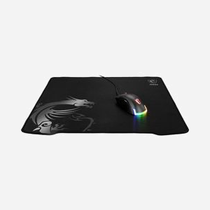 MSI Agility GD30 - Tapis de Souris Gaming 400x450x3mm Tissu/Caoutchouc Noir/Blanc - Base Antidérapante & Rebords Cousus - Référence AGILITY-GD30 - Miniature 4