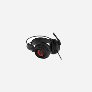 MSI DS502 Casque Gaming Filaire Arceau Circum-Aural Noir/Rouge, Transducteurs 40mm, Microphone Omnidirectionnel, USB, Surround 7.1 Xear™ Living - Miniature 3