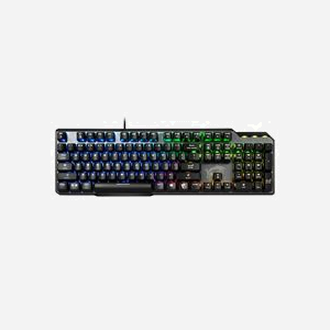 MSI VIGOR GK50 ELITE BOX WHITE - Clavier Gamer AZERTY FR - Switches Mécaniques Kailh Box White - Rétroéclairage LED RGB - USB - Noir/Métal
