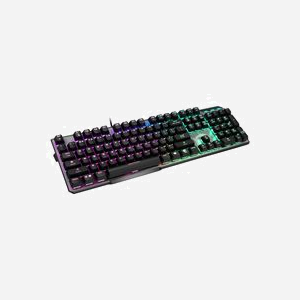 MSI VIGOR GK50 ELITE BOX WHITE - Clavier Gamer AZERTY FR - Switches Mécaniques Kailh Box White - Rétroéclairage LED RGB - USB - Noir/Métal - Miniature 2