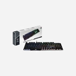 MSI VIGOR GK50 ELITE BOX WHITE - Clavier Gamer AZERTY FR - Switches Mécaniques Kailh Box White - Rétroéclairage LED RGB - USB - Noir/Métal - Miniature 5