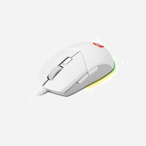 MSI Clutch GM11 White - Souris Gaming Ambidextre USB Type-A Optique 5000 DPI, 6 Boutons Programmables, Rétroéclairage RGB, 1000Hz, 89g - Miniature 3