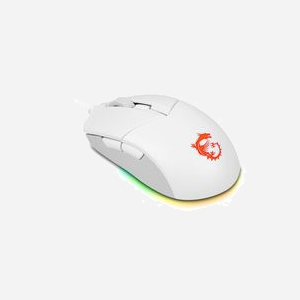 MSI Clutch GM11 White - Souris Gaming Ambidextre USB Type-A Optique 5000 DPI, 6 Boutons Programmables, Rétroéclairage RGB, 1000Hz, 89g - Miniature 4