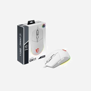 MSI Clutch GM11 White - Souris Gaming Ambidextre USB Type-A Optique 5000 DPI, 6 Boutons Programmables, Rétroéclairage RGB, 1000Hz, 89g - Miniature 5