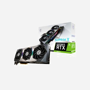 MSI GeForce RTX 3070 Ti SUPRIM X 8G, 8 Go GDDR6X, PCI Express 4.0, 1875 MHz, HDMI 2.1, DisplayPort 1.4a, Refroidissement Actif Tri-Fan - Miniature 2
