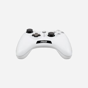 MSI Force GC20 V2 Blanc - Manette de Jeu USB 2.0 Filaire - Analogique/Numérique - PC, Android - Vibration Reflex - Touches Macro/Turbo - Câble 2m - Miniature 3