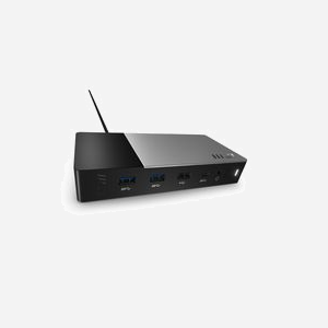 MSI Docking Station USB-C Gen2 - USB 3.2 Gen 2 Type-C, DisplayPort, HDMI, RJ-45, USB 2.0/3.2 - Gigabit Ethernet - Alimentation 150W - 165x80x30mm