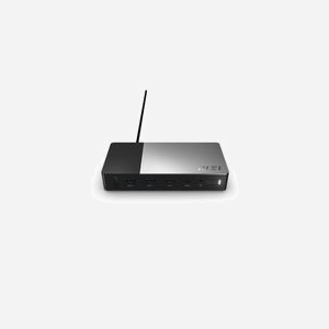 MSI Docking Station USB-C Gen2 - USB 3.2 Gen 2 Type-C, DisplayPort, HDMI, RJ-45, USB 2.0/3.2 - Gigabit Ethernet - Alimentation 150W - 165x80x30mm - Miniature 2