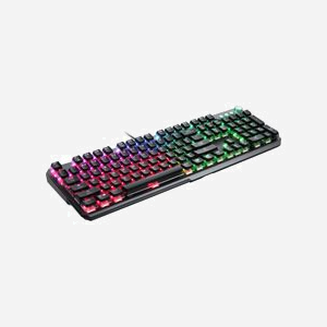 MSI VIGOR GK71 SONIC RED FR - Clavier mécanique USB QWERTY Français, Switches MSI Sonic Red, Rétroéclairage RGB, Touches ClearCaps, Anti-ghosting - Miniature 2