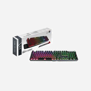 MSI VIGOR GK71 SONIC RED FR - Clavier mécanique USB QWERTY Français, Switches MSI Sonic Red, Rétroéclairage RGB, Touches ClearCaps, Anti-ghosting - Miniature 5