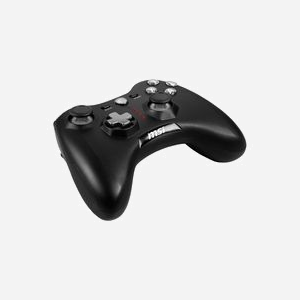 MSI Force GC20 V2 Manette de Jeu USB 2.0 Filaire Noir, Analogique/Numérique, Android/PC, Touches Macro/Turbo, Câble 2m, Compatible Windows - Miniature 2