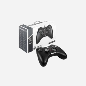 MSI Force GC20 V2 Manette de Jeu USB 2.0 Filaire Noir, Analogique/Numérique, Android/PC, Touches Macro/Turbo, Câble 2m, Compatible Windows - Miniature 5