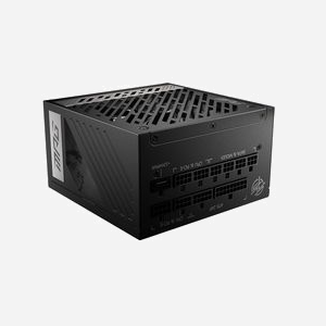 MSI MPG A1000G PCIE5 - Alimentation 1000W ATX 3.0 80+ Gold, Condensateurs Japonais 105°C, Ventilateur 135mm FDB, Connecteur PCIe 5.0, Entièrement Modulaire