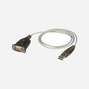 ATEN UC232A1-AT Convertisseur USB Type-A vers Série DB-9 Mâle, 1m, RS232 jusqu'à 921.6 Kbps, Noir/Métallique, pour PC/Mac & Automatisation - Miniature 1