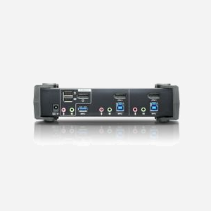 ATEN Commutateur KVMP™ CS1922-AT-G DisplayPort 4K 2 Ports USB 3.0, Hub USB 3.2 Gen 1, Résolution 4096x2160, Câbles inclus, Compatible Windows/Linux/Mac - Miniature 2
