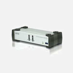 ATEN Commutateur KVMP™ DisplayPort 2 Ports USB 3.0 CS1912, 4K Ultra HD (3840x2160 @ 30Hz), Hub USB 3.1 Gen 1, Câbles Inclus - Miniature 1