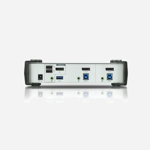 ATEN Commutateur KVMP™ DisplayPort 2 Ports USB 3.0 CS1912, 4K Ultra HD (3840x2160 @ 30Hz), Hub USB 3.1 Gen 1, Câbles Inclus - Miniature 2