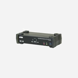 ATEN Commutateur KVMP™ MST DisplayPort 4K 2 Ports USB 3.0, Hub USB 3.2 Gen 1, Résolution 4096x2160, Câbles Inclus (CS1922M-AT-G) - Miniature 1
