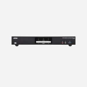 ATEN Commutateur KVMP™ CS1942DP - 2 Ports DisplayPort 4K, USB 3.0, Concentrateur USB, Audio 3.5mm, RJ-45, Résolution max 4096x2160 60Hz - Miniature 3