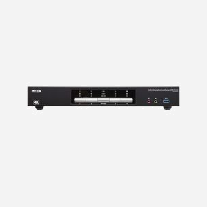ATEN Commutateur KVMP™ CS1944DP : 4 Ports DisplayPort 4K, USB 3.0, Hub USB 3.2 Gen 1, Audio 3.5mm, Résolution 4096x2160 60Hz. - Miniature 3