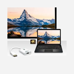 ATEN VC986B-AT Adaptateur Actif DisplayPort vers HDMI True 4K (4096x2160 @ 60Hz), Convertisseur Vidéo Actif, RoHS, 0-50°C - Miniature 3