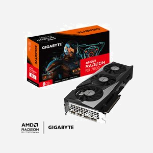 GIGABYTE Radeon RX 7600 GAMING OC 8G, 8 Go GDDR6, Fréquence GPU 2755MHz, 2xDP 1.4a, 2xHDMI 2.1a, PCIe 4.0, WINDFORCE 3X, RGB Fusion - Miniature 2