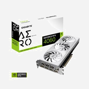 GIGABYTE AERO GeForce RTX 4060 OC 8G - GPU NVIDIA 2550MHz, 8GB GDDR6 128-bit, PCIe 4.0, DisplayPort 1.4a/HDMI 2.1a, Refroidissement Actif Triple Ventilateur - Miniature 2